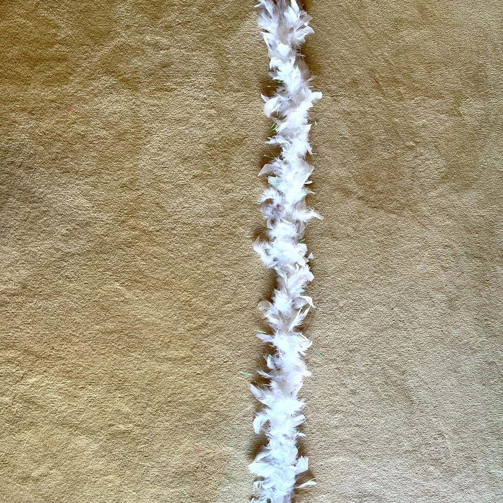 White Feather Boas